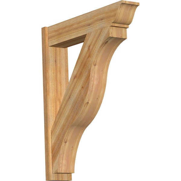 Ekena Millwork Funston Traditional Rough Sawn Outlooker, Western Red Cedar, 8"W x 38"D x 46"H OUT08X38X46FST01RWR - main